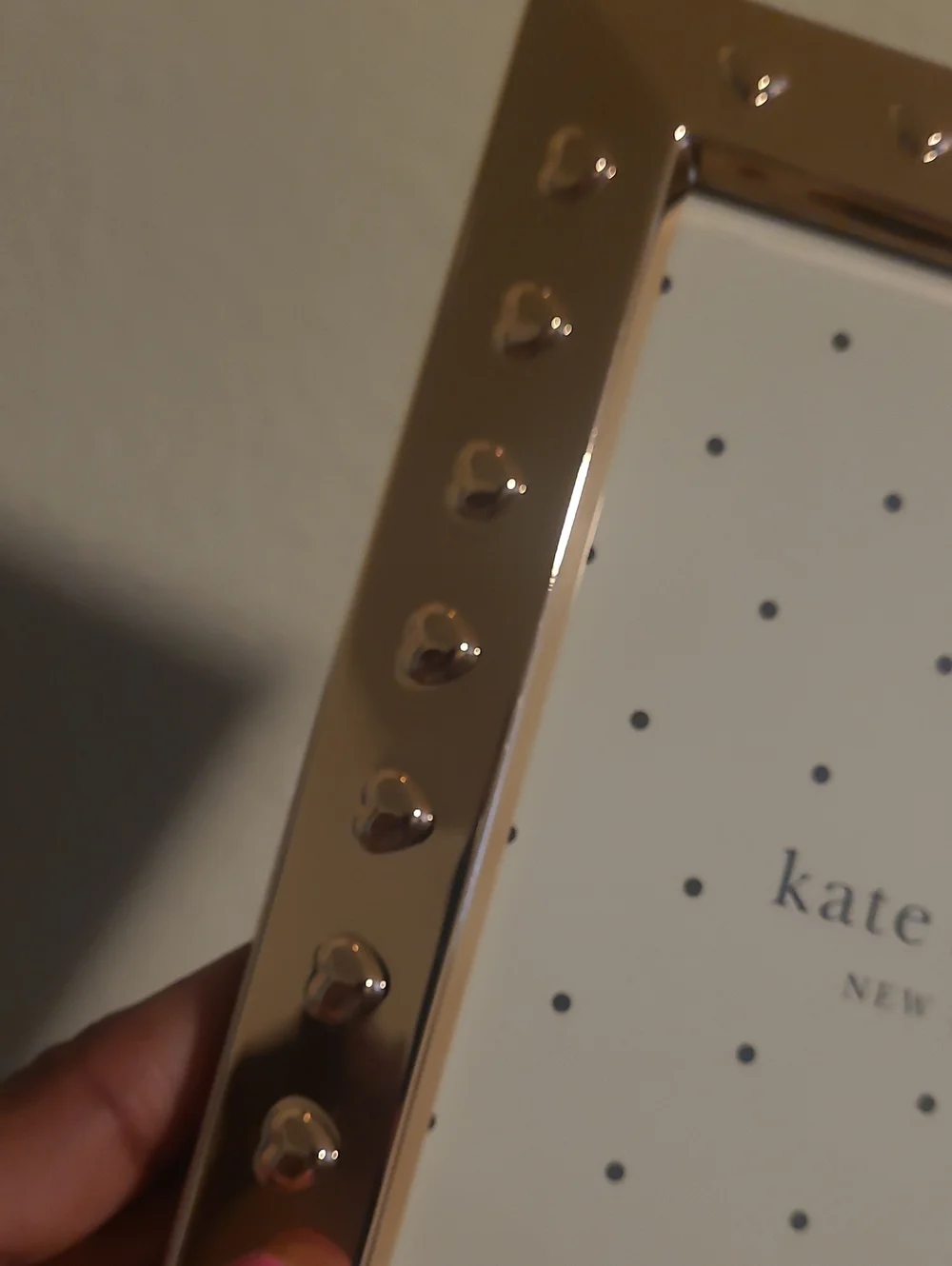 kate spade Gold Stud Accent Photo Frame - 5x7